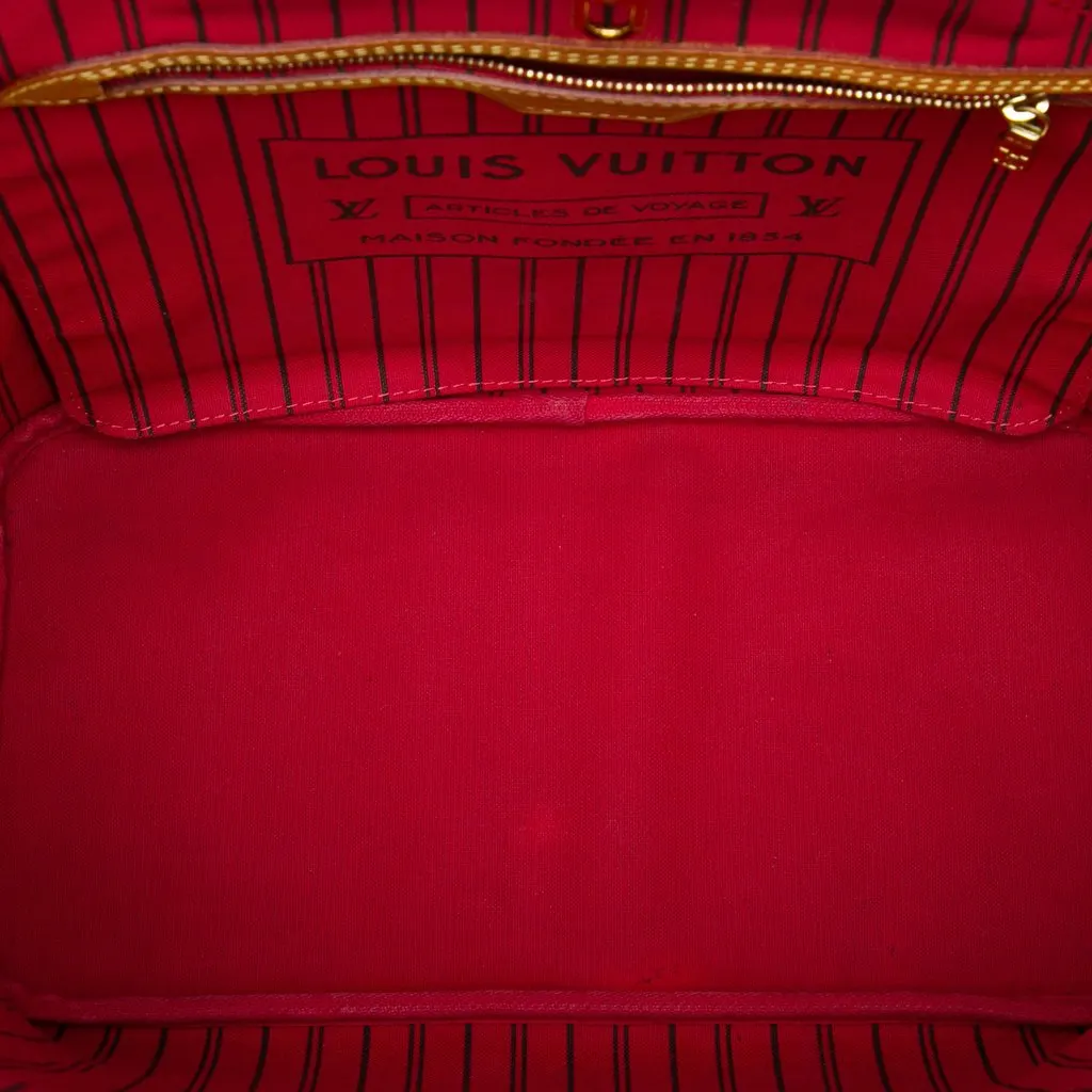 Louis Vuitton Monogram Neverfull Inside Out MM Brown Canvas Very good - Model View
