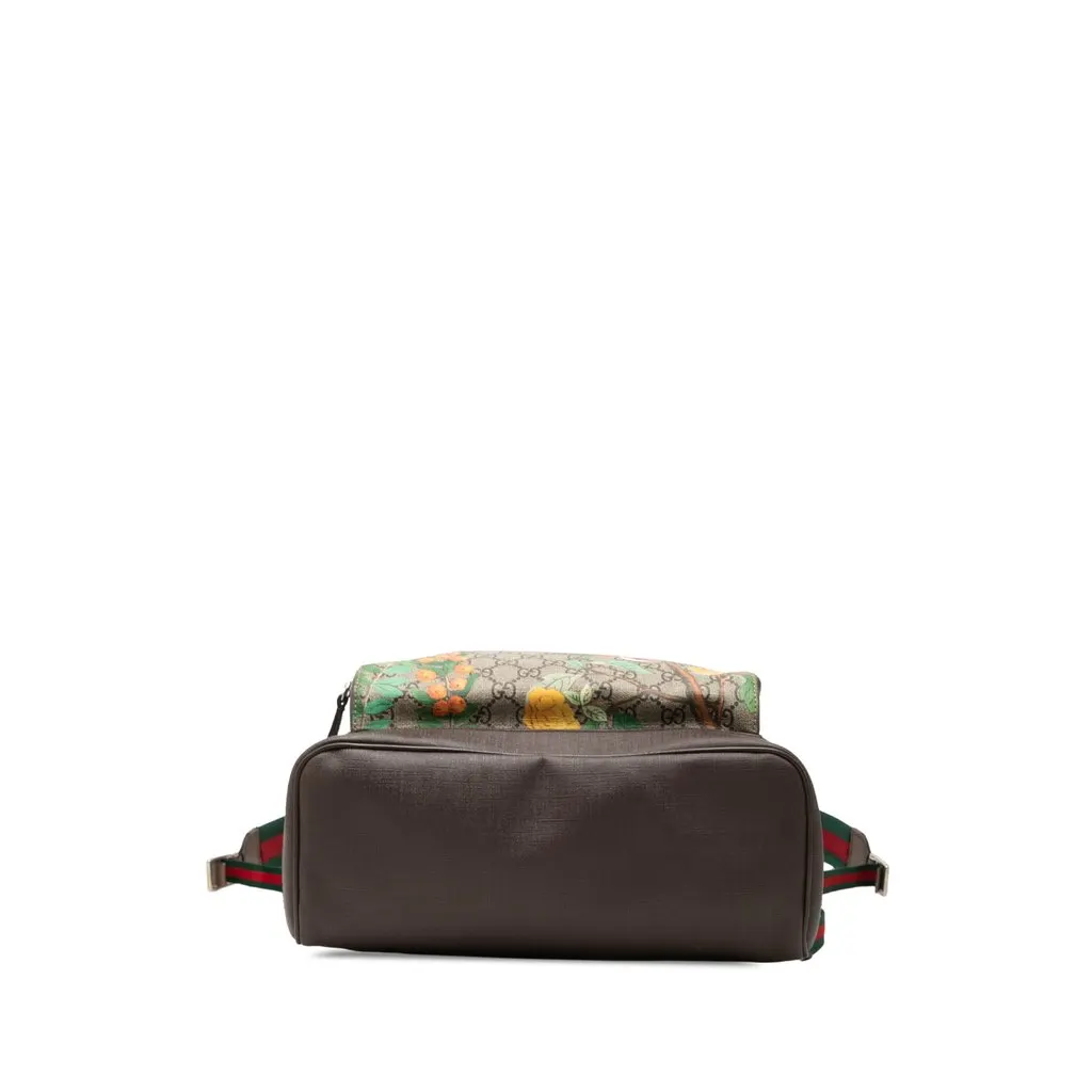 Gucci GG Supreme Tian Backpack Beige Very good - Inside View