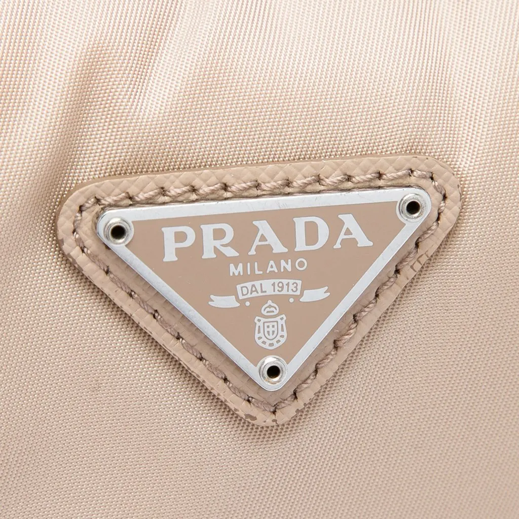 Prada Mini Tessuto Re Edition 2000 Shoulder Bag Beige Polyamide Very good - Box View