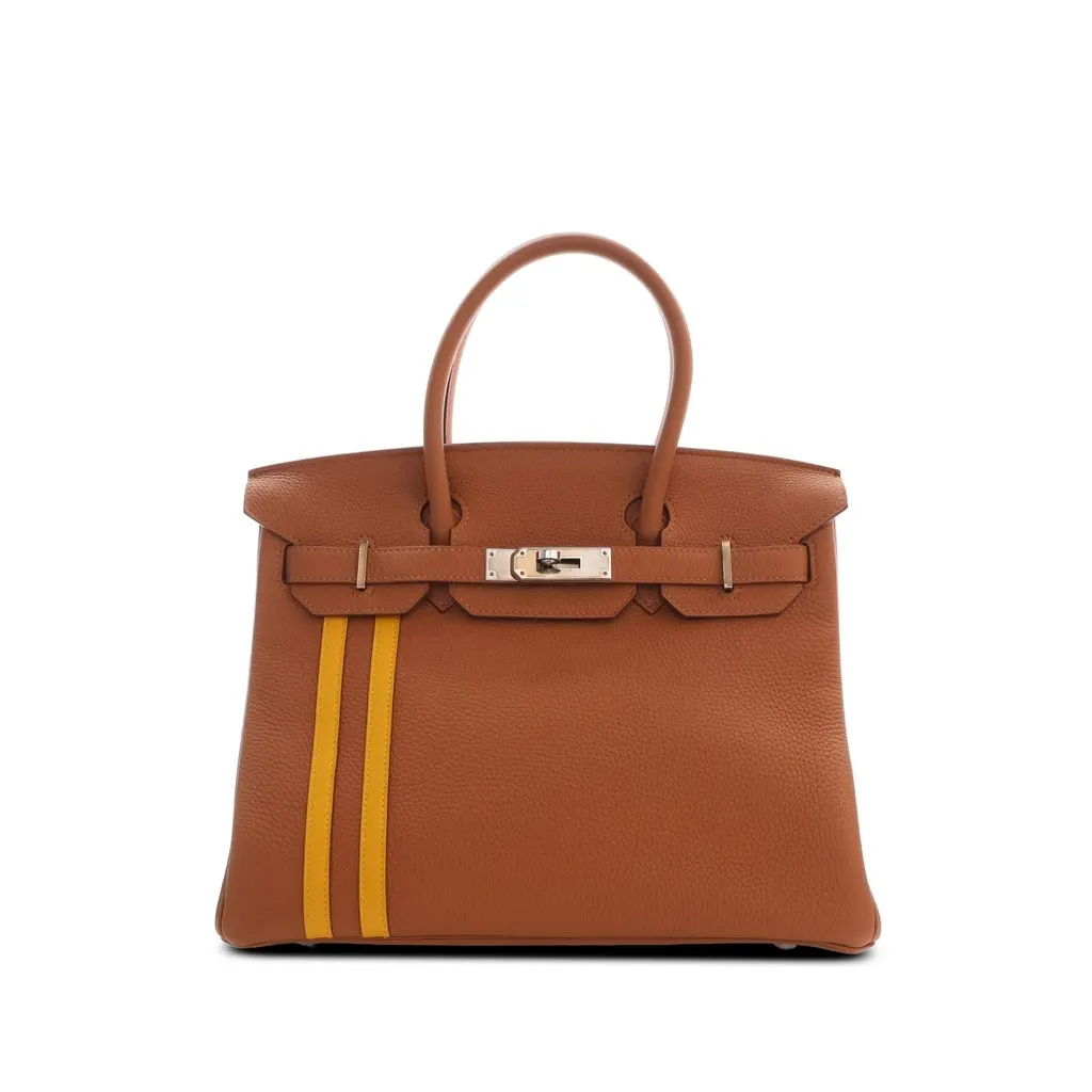 Hermès Togo and Swift Officier Verso Birkin Retourne 30
