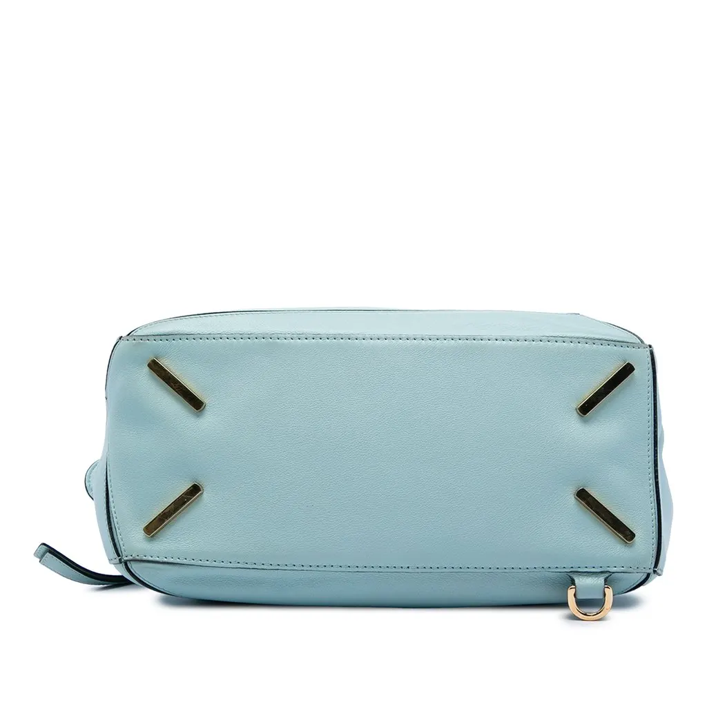 LOEWE Medium Calfskin Puzzle Satchel Blue Leather Very good - Inside View
