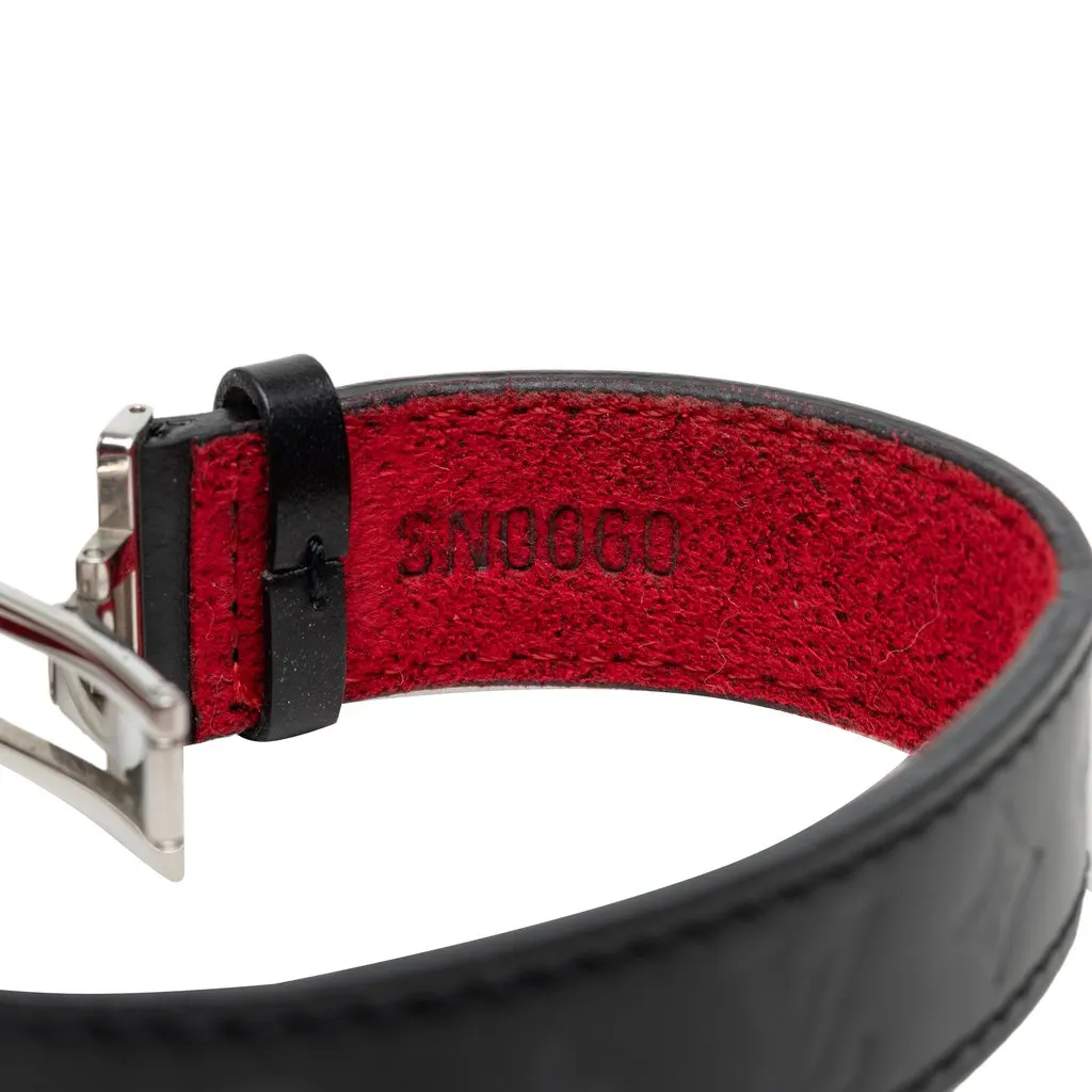 Louis Vuitton Monogram Mat Wish Bracelet Black Leather Good - Box View