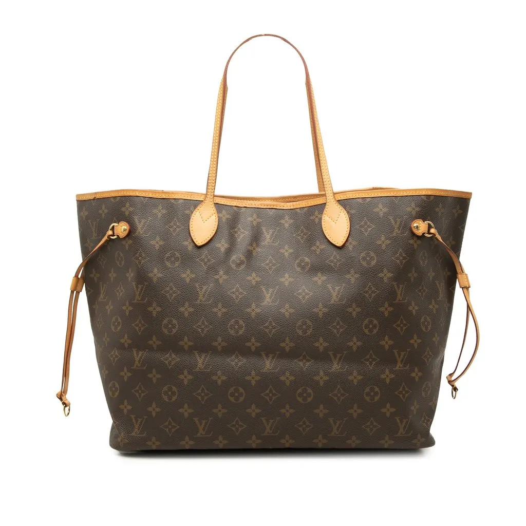 Louis Vuitton Monogram Neverfull GM Brown Canvas Very good - Front View