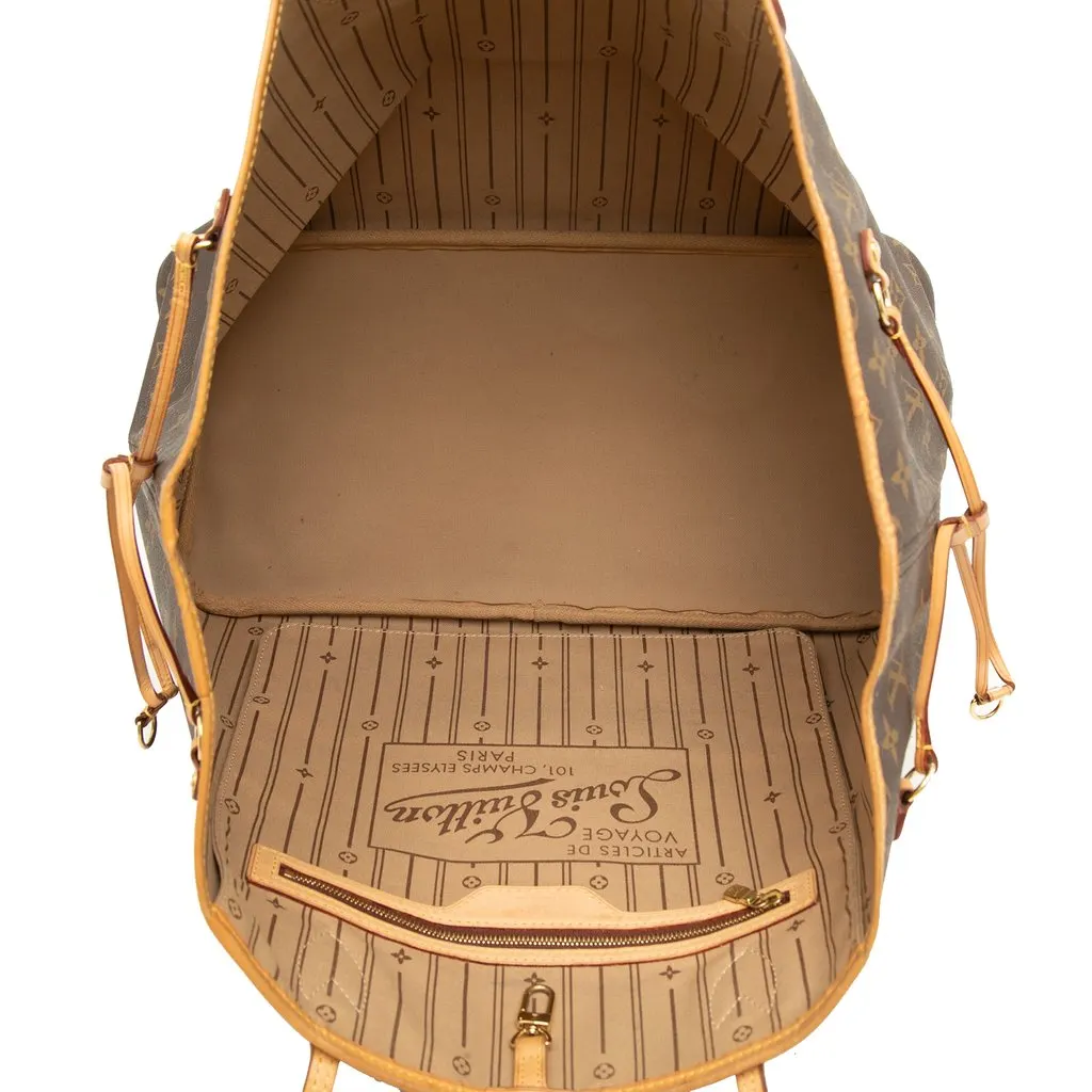 Louis Vuitton Monogram Neverfull GM Brown Canvas Very good - Model View