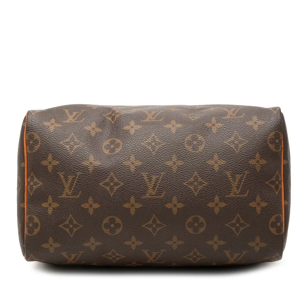 Louis Vuitton Monogram Speedy 25 Brown Canvas Good - Inside View