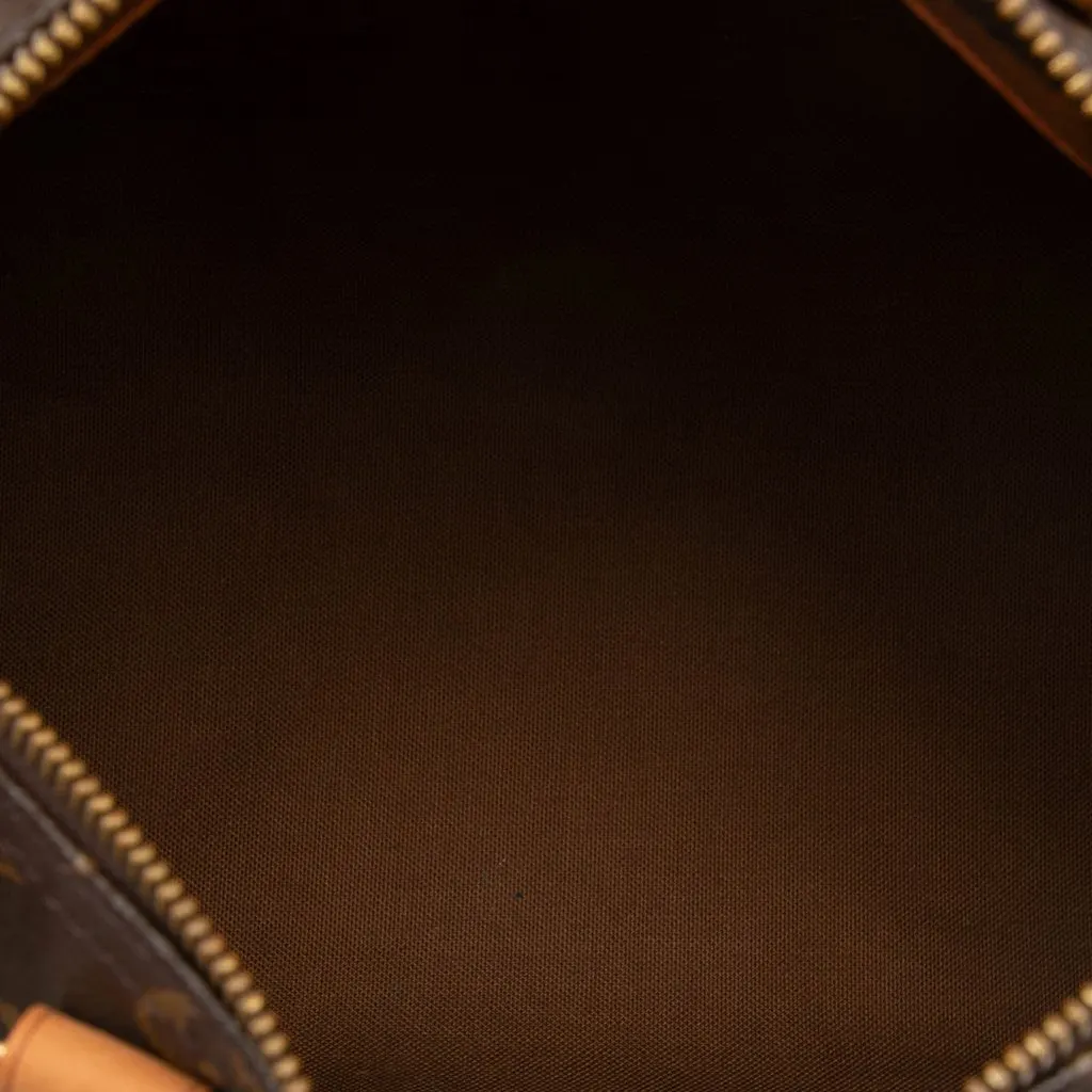 Louis Vuitton Monogram Speedy 25 Brown Canvas Good - Model View