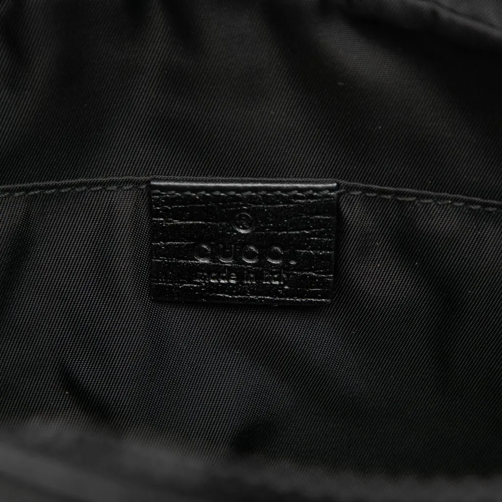 Gucci GG Supreme Clutch Black Canvas Good - Box View