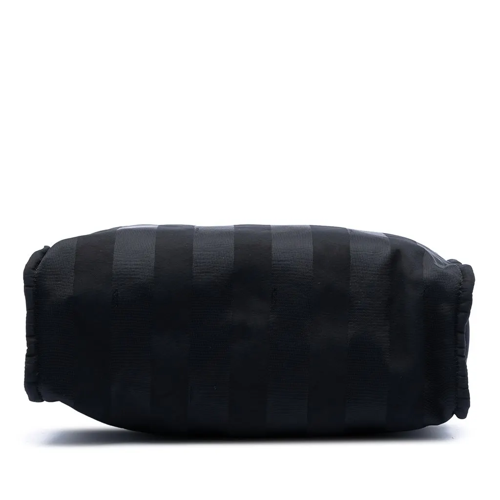 Fendi Pequin Nylon Roma Amor Tote Black Very good - Inside View
