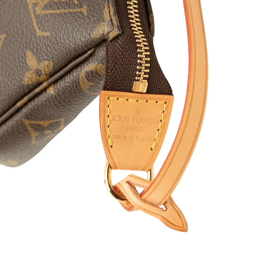 Louis Vuitton Monogram Pochette Accessoires Brown Canvas Very good - Box View