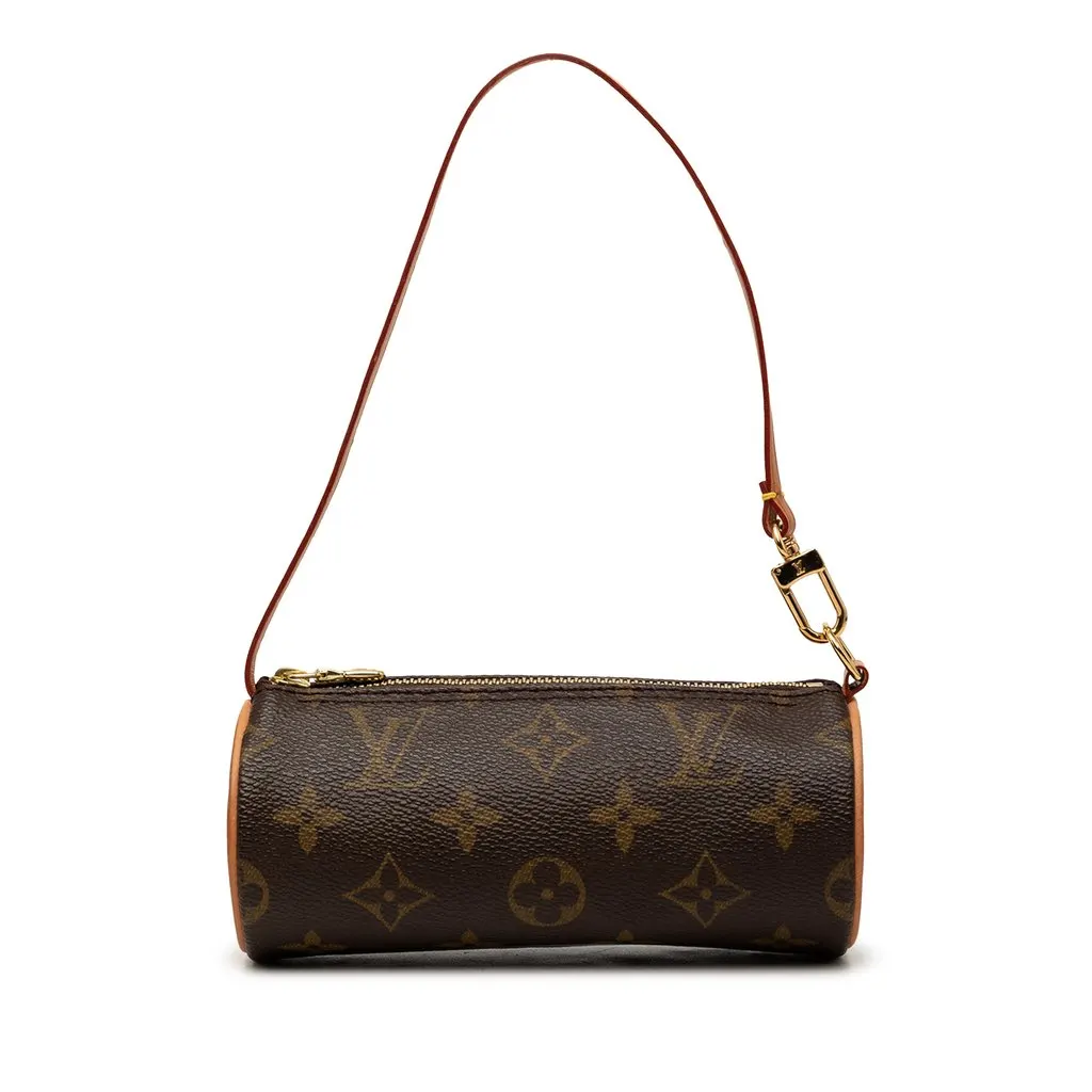 Louis Vuitton Monogram Papillon Pochette Brown Very good - Front View