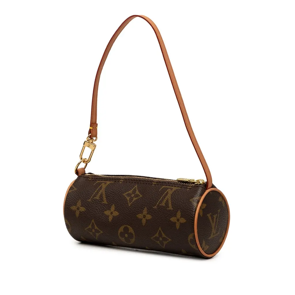 Louis Vuitton Monogram Papillon Pochette Brown Very good - Back View