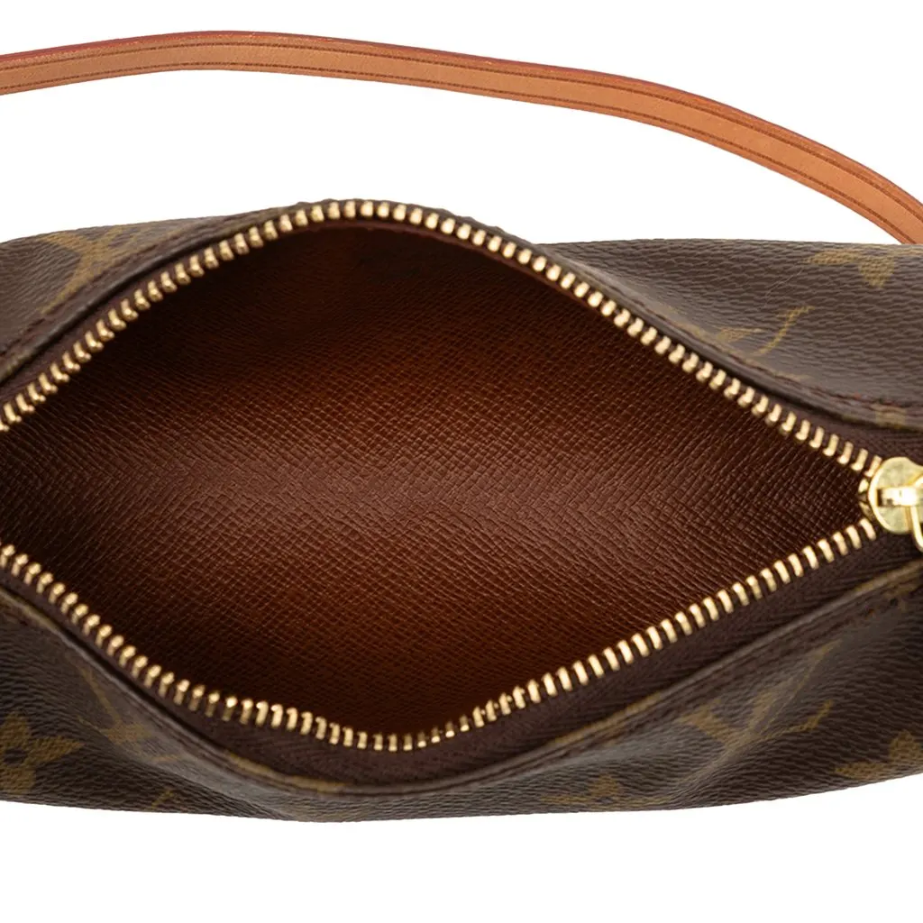 Louis Vuitton Monogram Papillon Pochette Brown Very good - Model View