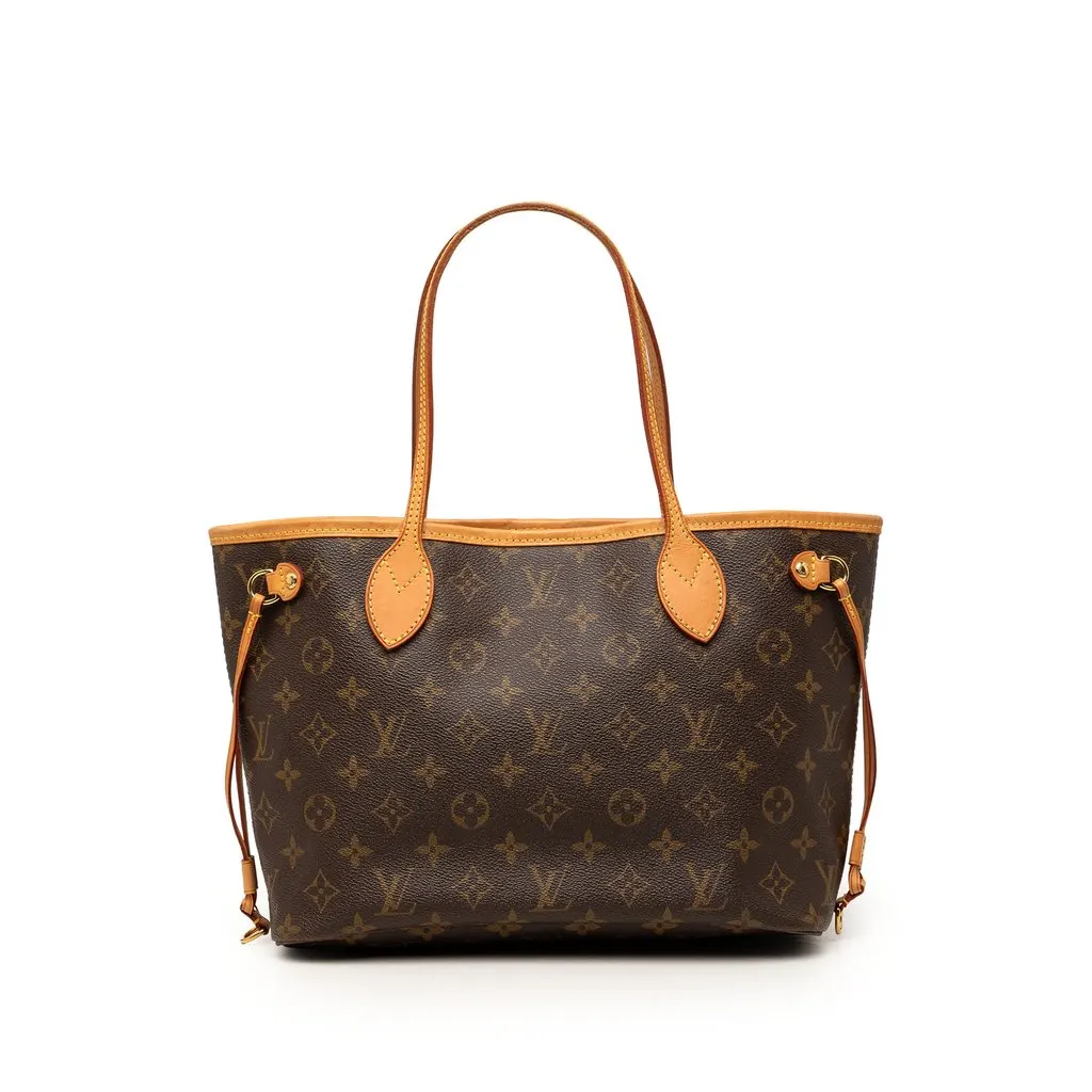 Louis Vuitton Monogram Neverfull PM Brown Very good - Front View