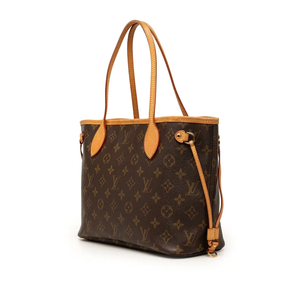Louis Vuitton Monogram Neverfull PM Brown Very good - Back View