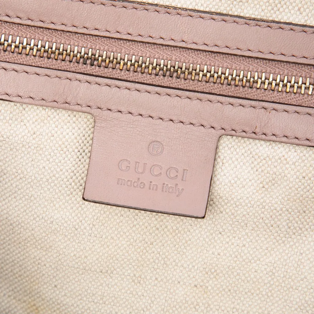 Gucci Medium GG Canvas Web Joy Boston Bag Beige Canvas Good - Box View