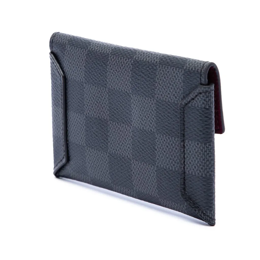 Louis Vuitton Damier Graphite Compact Modulable Wallet Black Very good - Back View