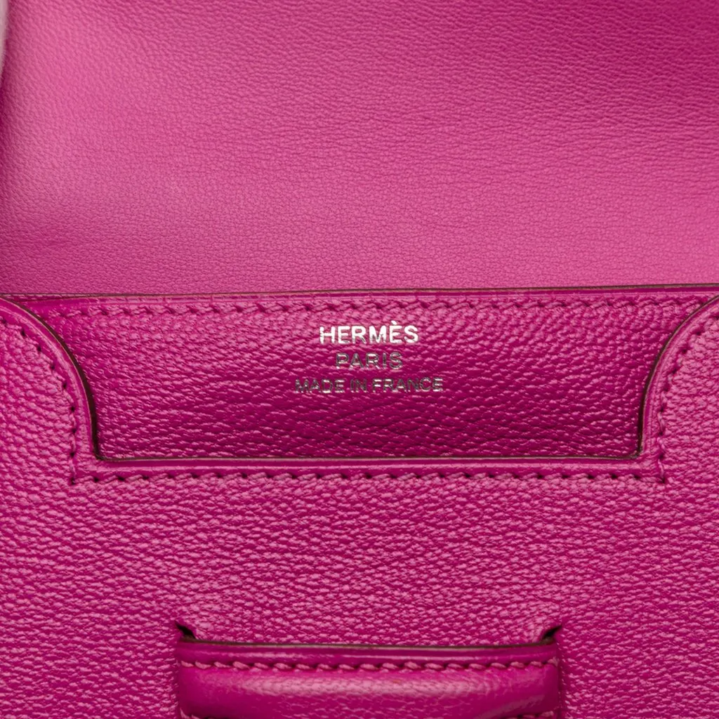Hermès Chevre Mysore 1938 Compact Wallet Pink Leather Good - Box View
