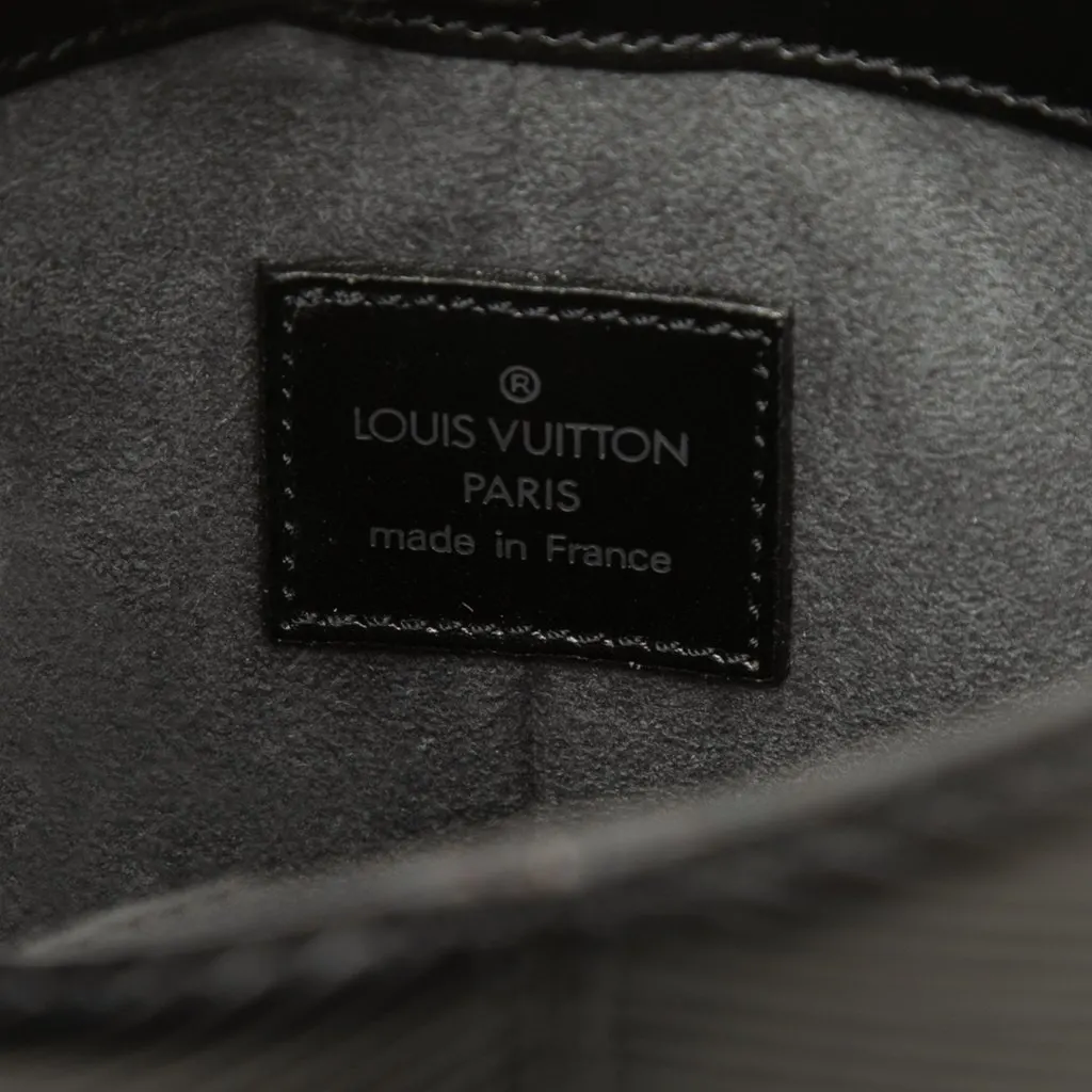 Louis Vuitton Epi Demi Lune Pochette Black Leather Very good - Box View