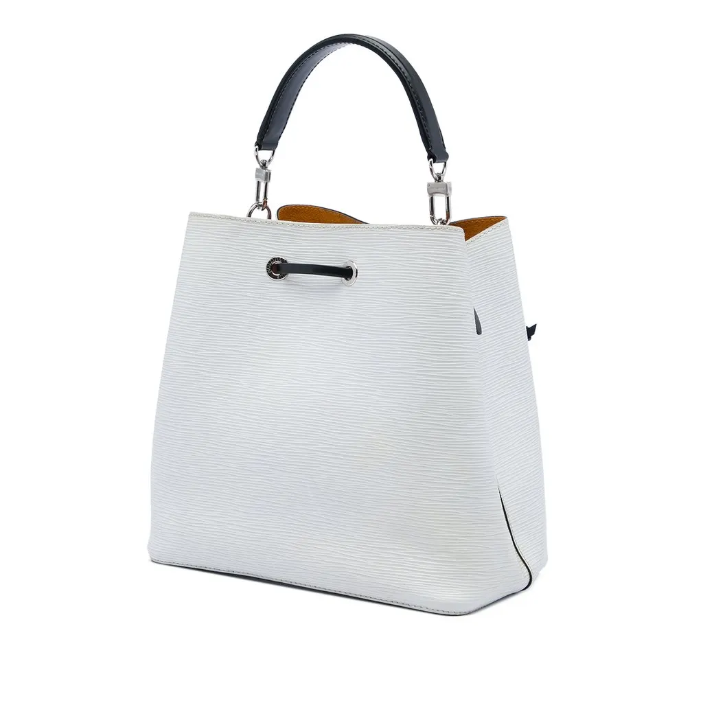 Louis Vuitton Epi NeoNoe MM White Leather Very good - Back View