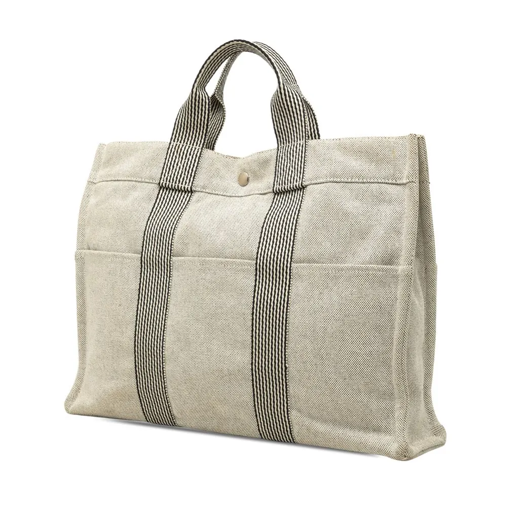 Hermès Canvas Fourre Tout MM MultiColor Very good - Back View
