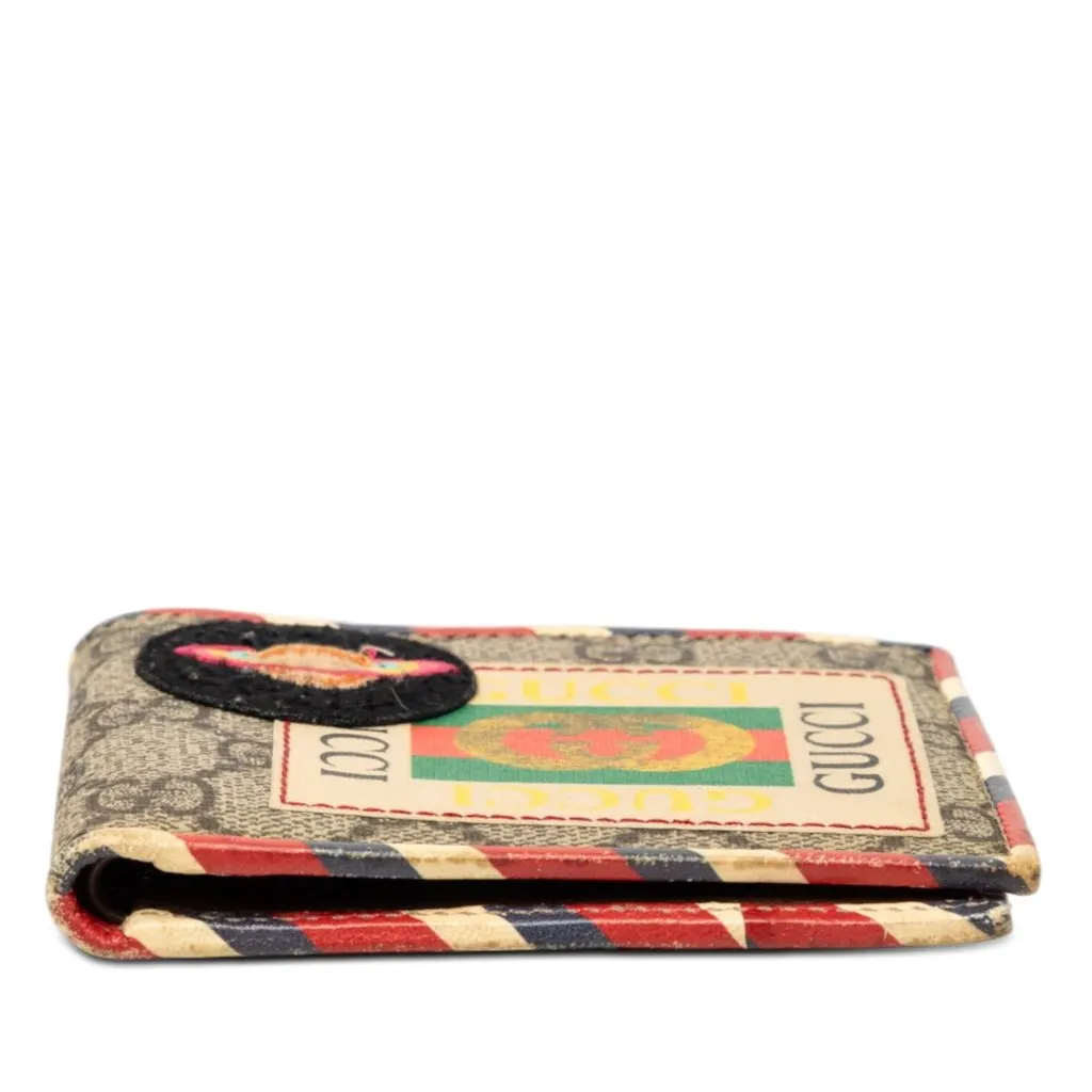 Gucci GG Supreme UFO Bifold Wallet Beige Very good - Inside View