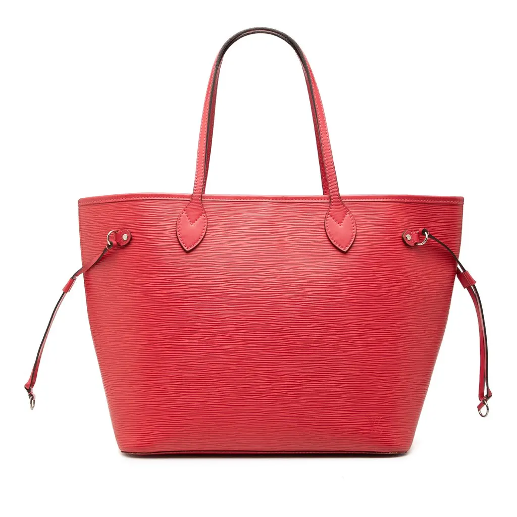Louis Vuitton Epi Neverfull MM Red Leather Very good - Front View
