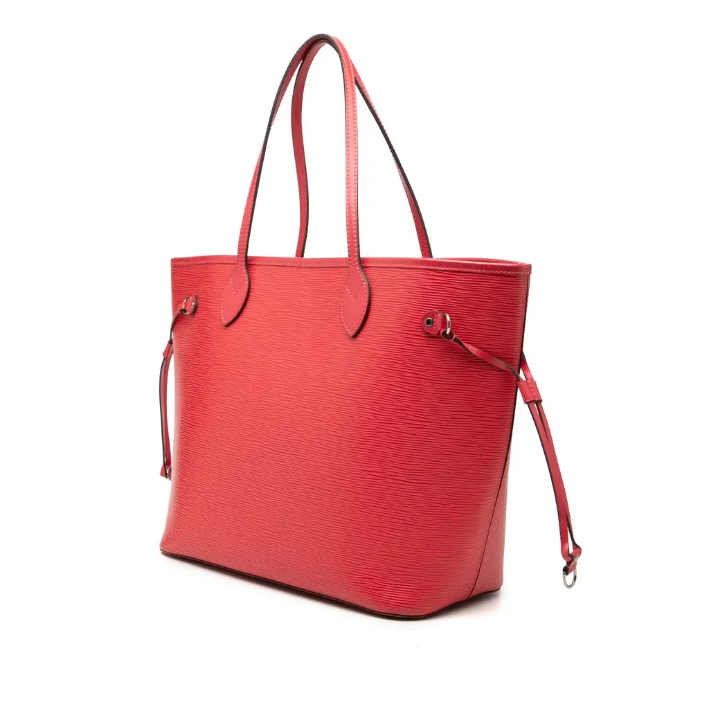 Louis Vuitton Epi Neverfull MM Red Leather Very good - Back View