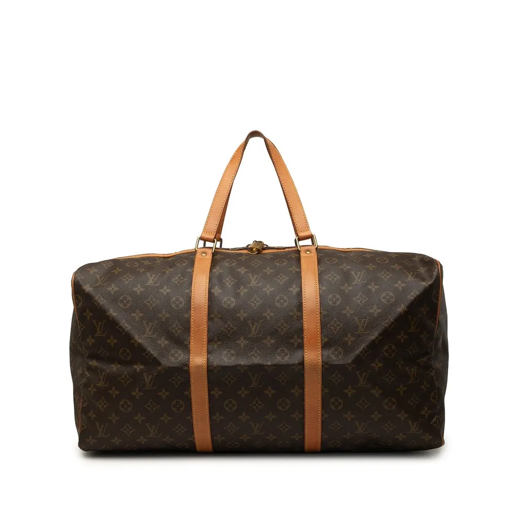 Louis Vuitton Monogram Sac Souple 55 Brown Canvas Good - Front View