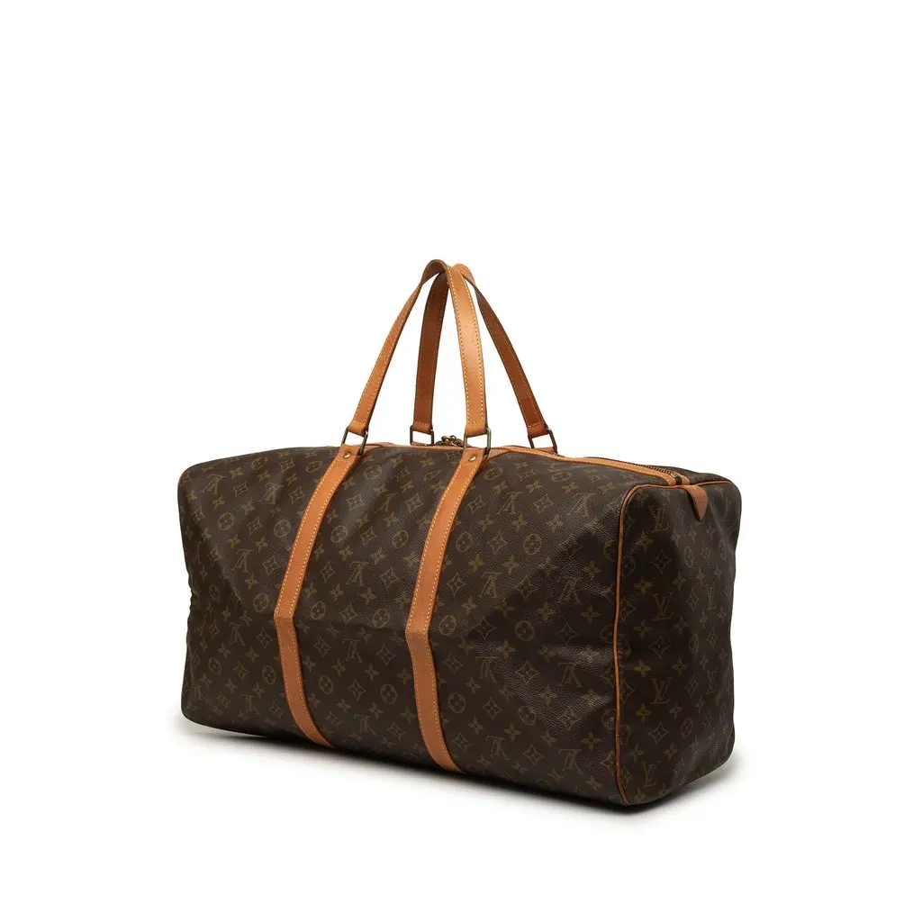 Louis Vuitton Monogram Sac Souple 55 Brown Canvas Good - Back View