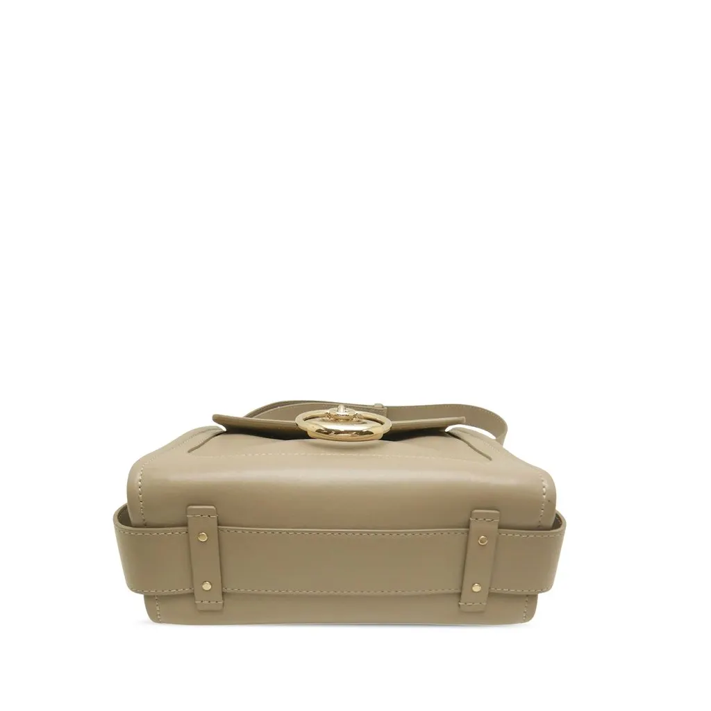 Chloé Mini Leather Tess Day Satchel Beige Leather Very good - Back View