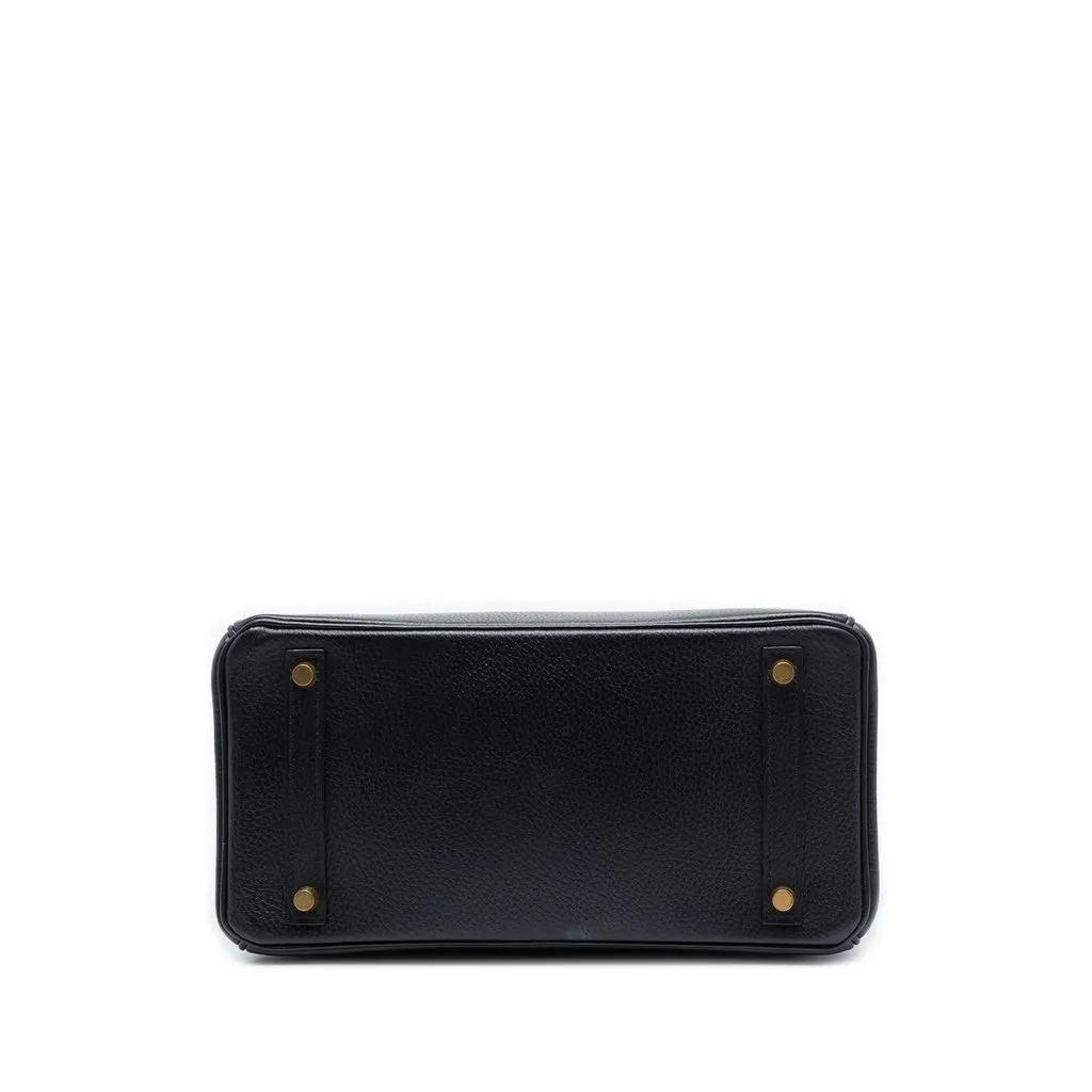 Hermès Clemence Birkin Retourne 30 Black Leather Very good - Inside View