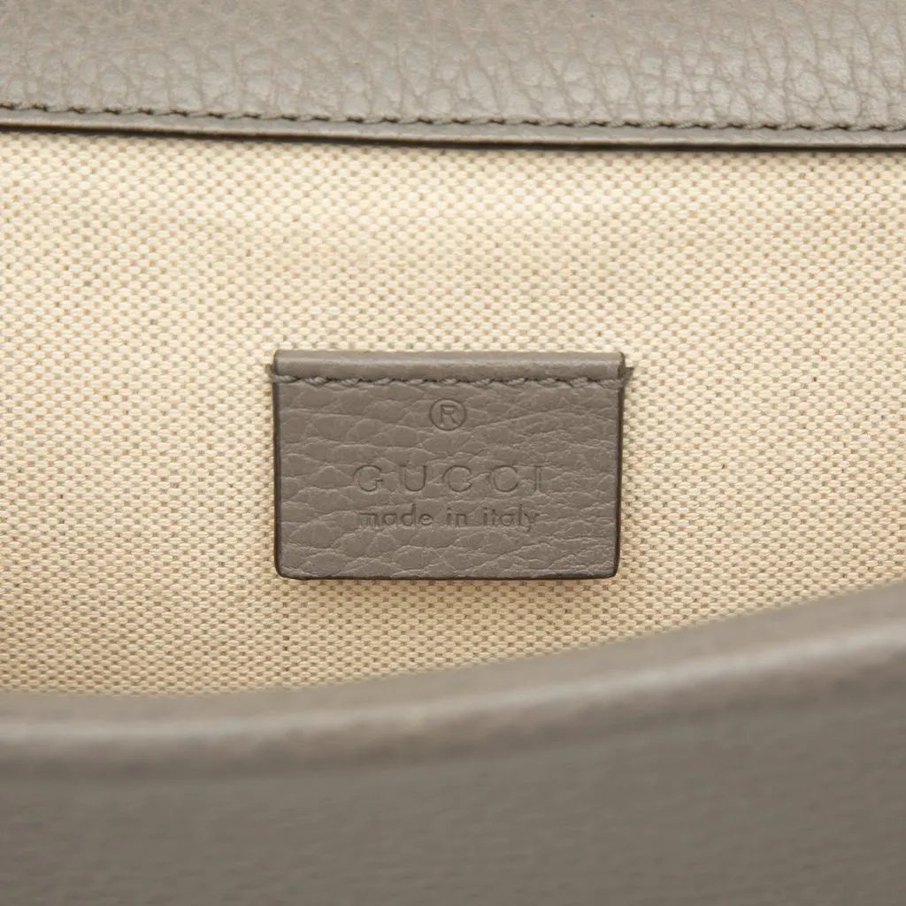 Gucci Small Leather Dionysus Crossbody Brown Leather Very good - Box View