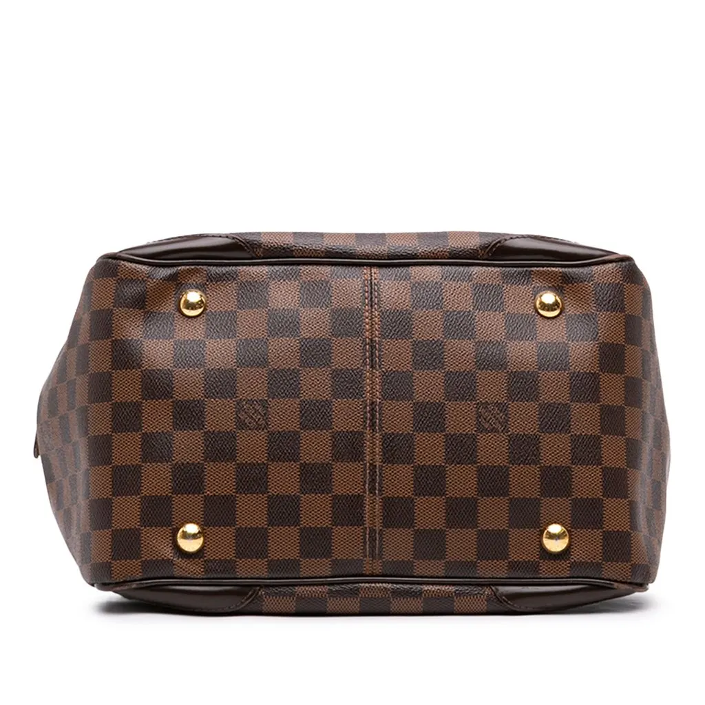 Louis Vuitton Damier Ebene Verona MM Brown Canvas Good - Inside View