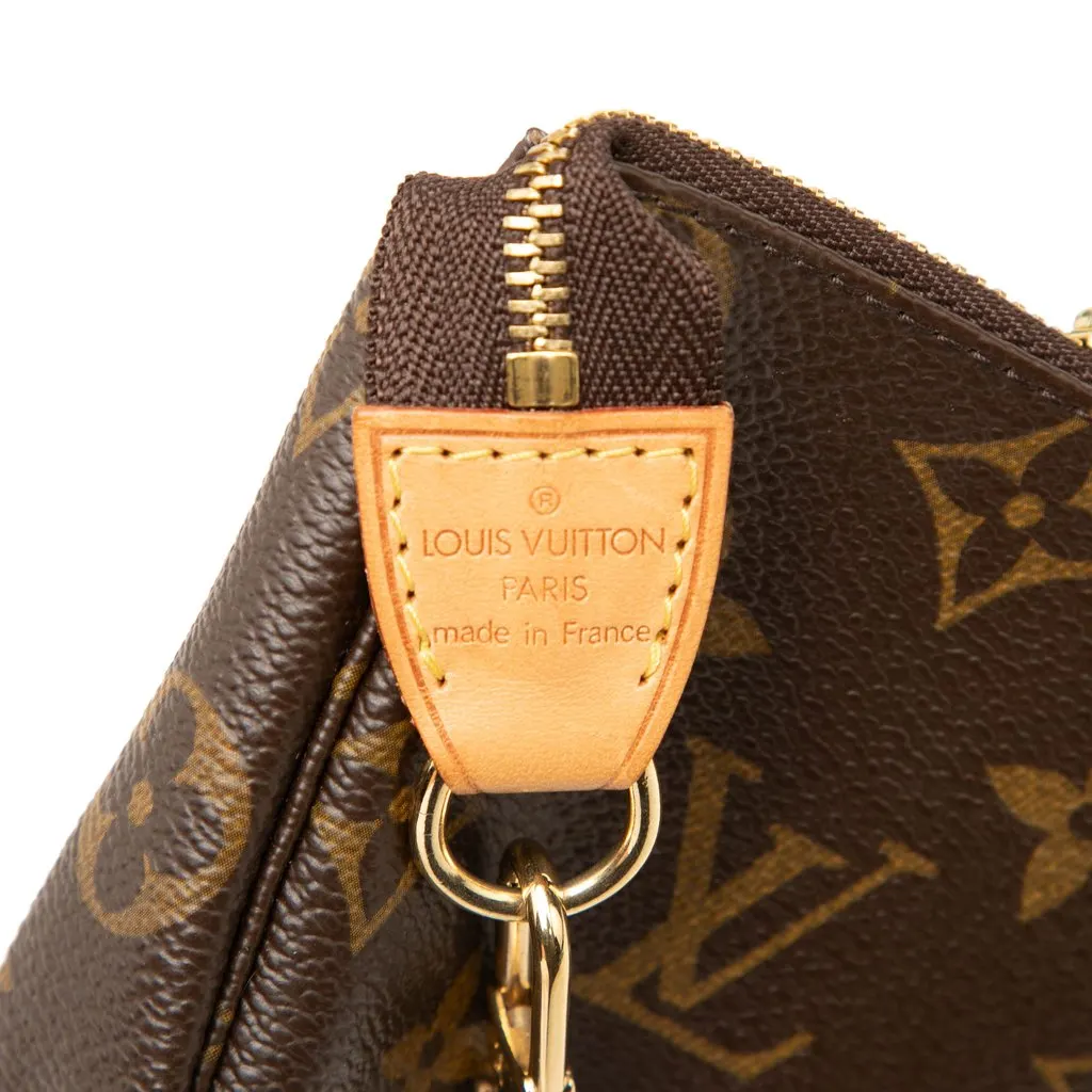 Louis Vuitton Monogram Mini Pochette Accessoires Brown Canvas Very good - Box View