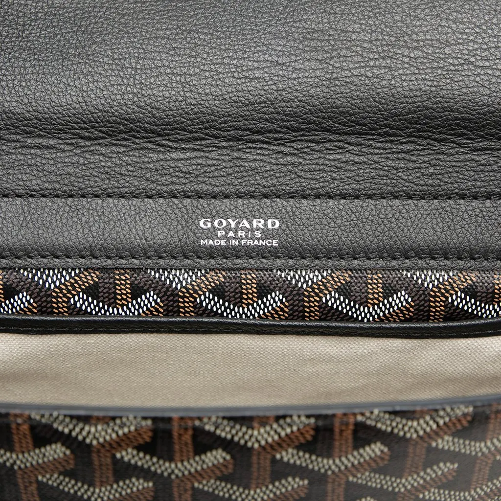 Goyard Goyardine Rouette PM Black Canvas Very good - Box View