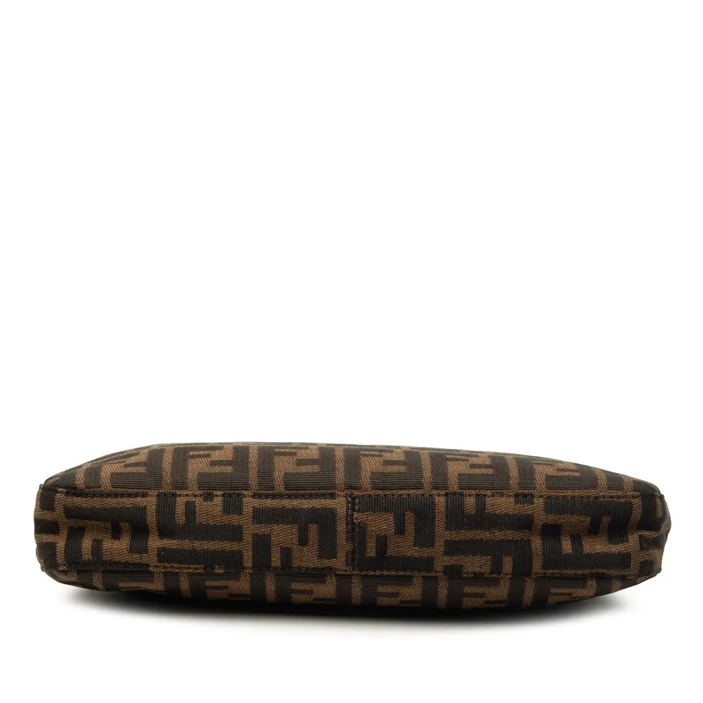 Fendi Zucca Canvas Shoulder Bag Brown Very good - Inside View