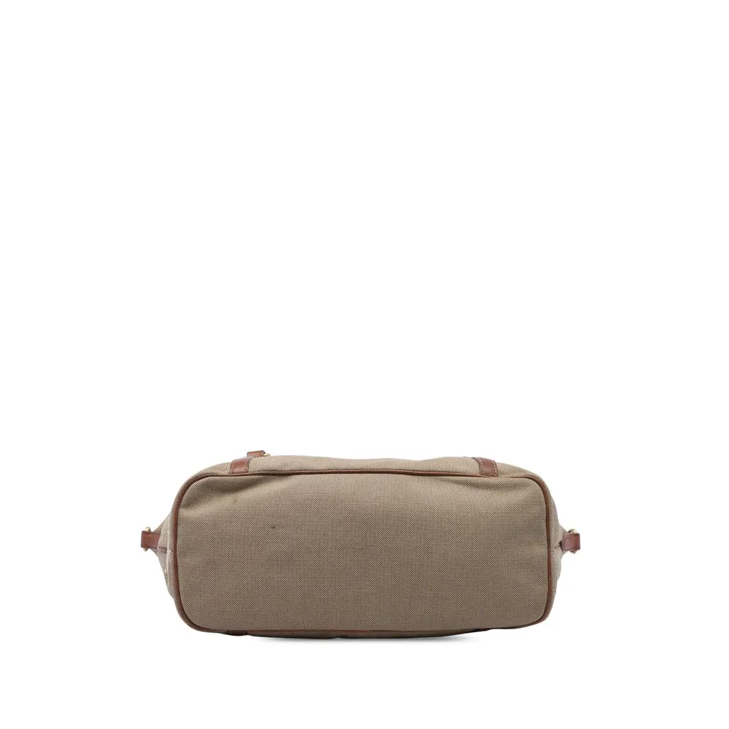 Prada Canvas Canapa Logo Tote Brown Canvas Very good - Inside View