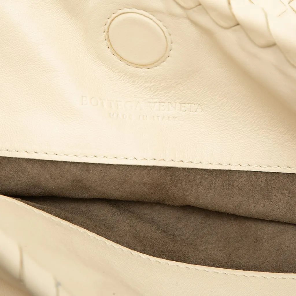 Bottega Veneta Nappa Intrecciato Duo Shoulder Bag White Leather Good - Box View