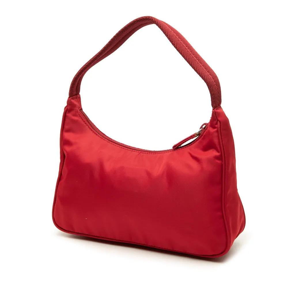 Prada Mini Tessuto Re Edition 2000 Shoulder Bag Red Polyamide Very good - Back View