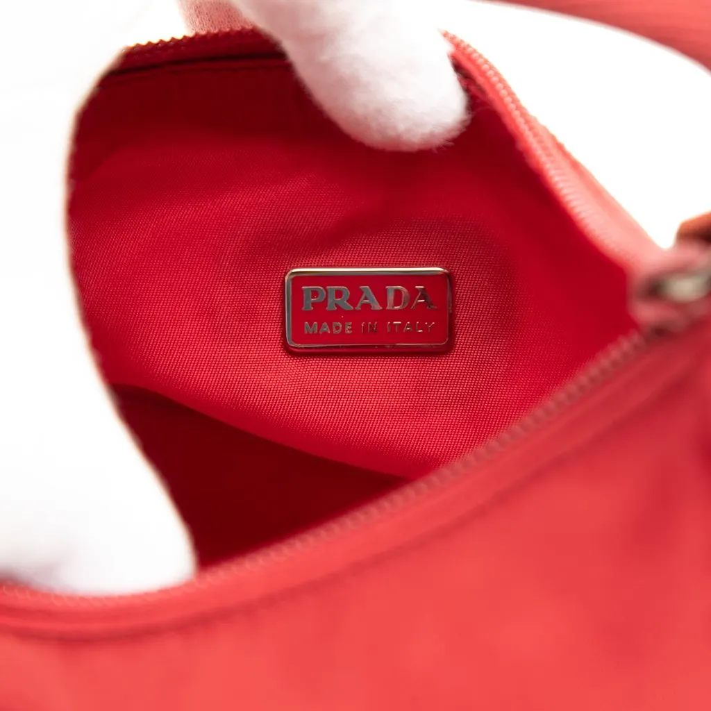 Prada Mini Tessuto Re Edition 2000 Shoulder Bag Red Polyamide Very good - Box View