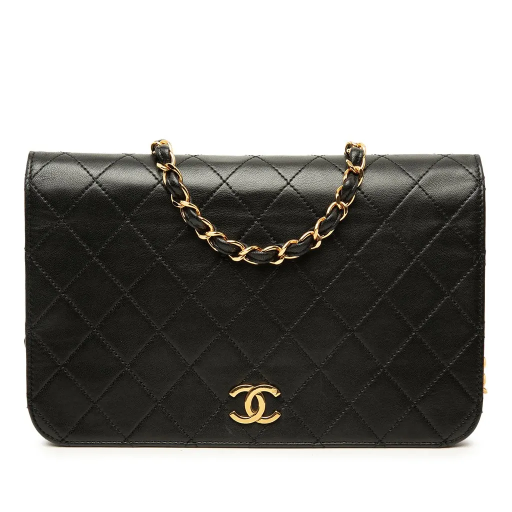 Chanel Medium CC Quilted Lambskin Full Flap