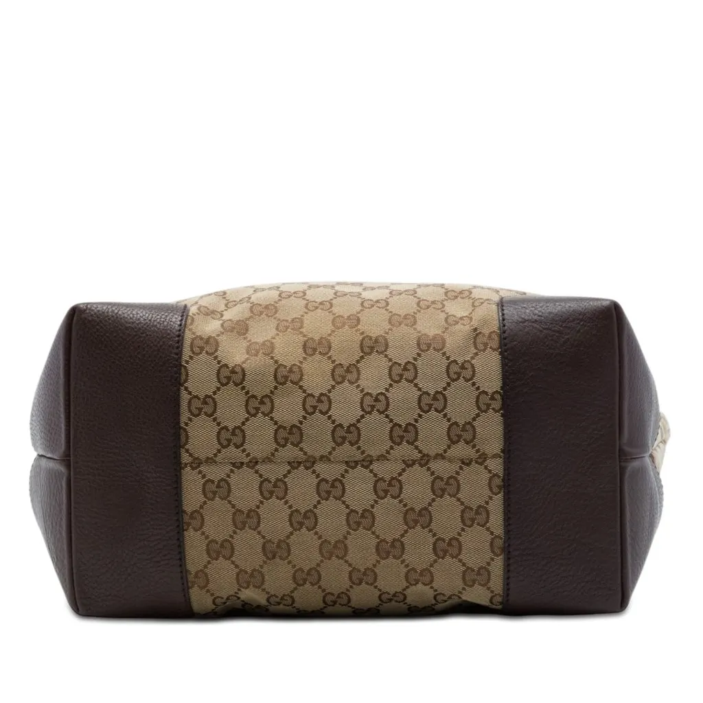 Gucci Large GG Canvas GG Charm Tote Beige Very good - Inside View