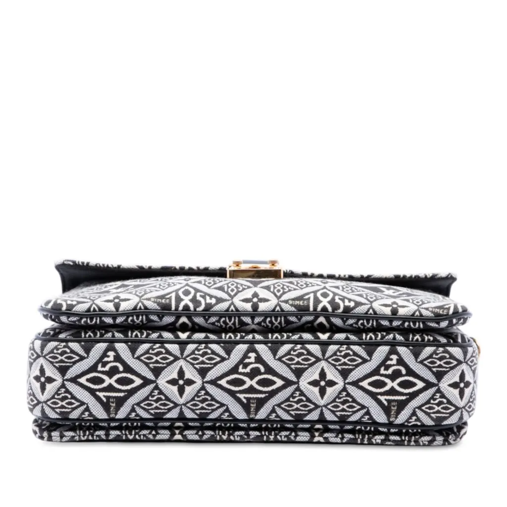 Louis Vuitton Monogram Jacquard Since 1854 Pochette Metis Black Canvas Very good - Inside View