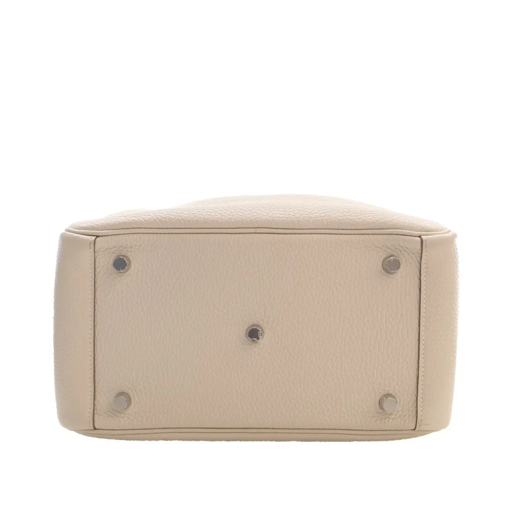Hermès Clemence Lindy 26 Beige Leather Very good - Model View