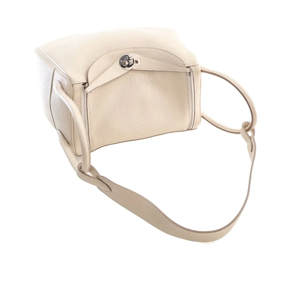 Hermès Clemence Lindy 26 Beige Leather Very good - Box View