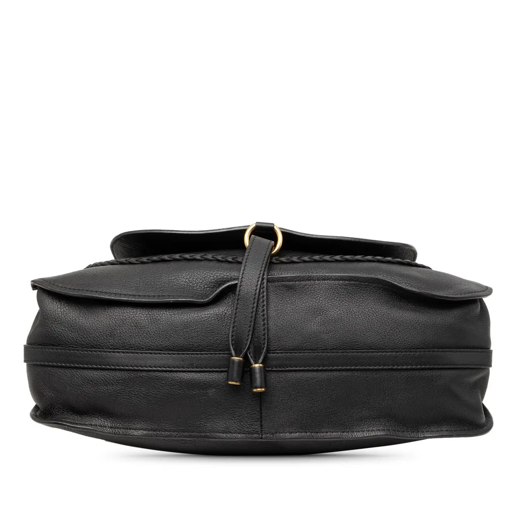 Chloé Medium Leather Marcie Satchel Black Leather Very good - Inside View