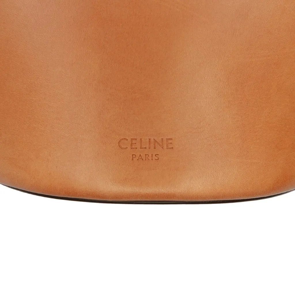 Celine Leather Crecy Bucket Bag Brown Leather Very good - Box View