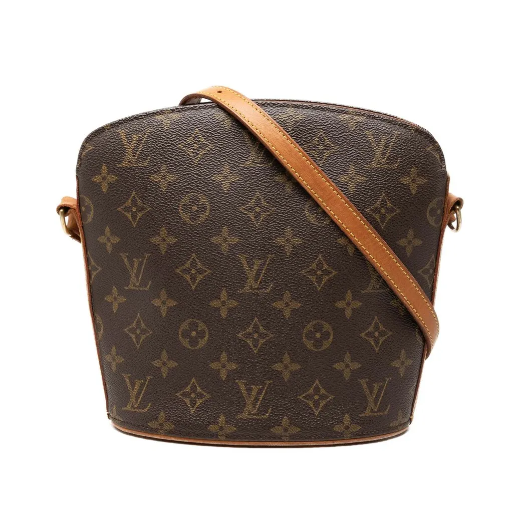 Louis Vuitton Monogram Drouot Brown Very good - Front View