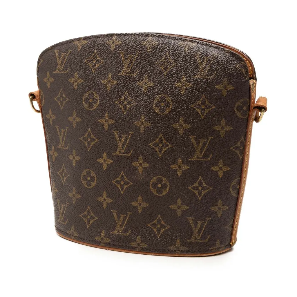 Louis Vuitton Monogram Drouot Brown Very good - Back View