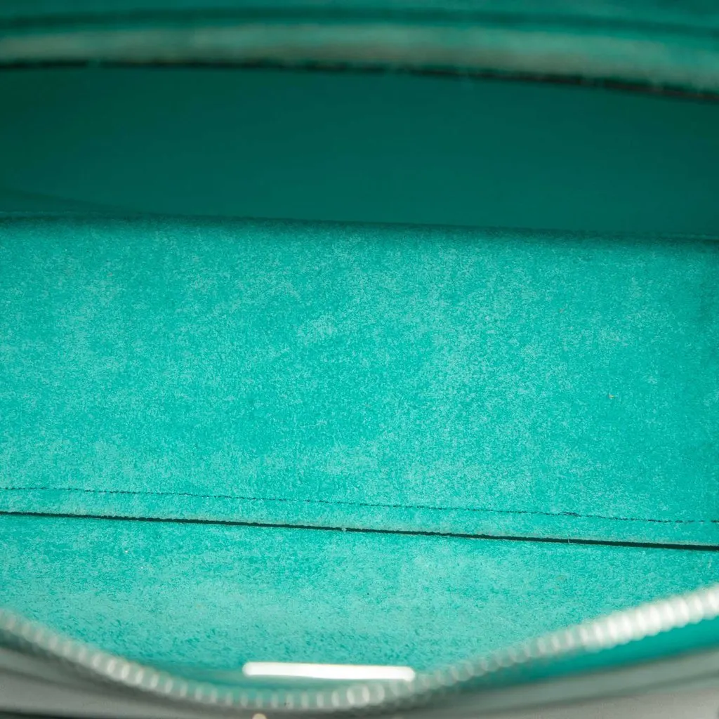 Celine Micro Grained Calfskin Belt Bag Green Leather Very good - Model View